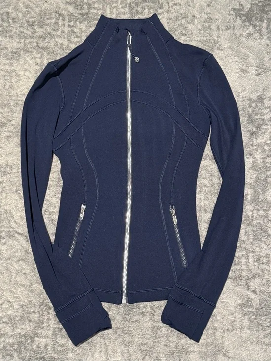 Lululemon - Define Jacket *Nulu - True Navy/Mirror Silver - Picture 2 of 5